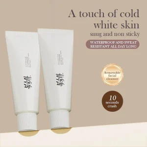 Crema de extracto de arroz coreano Spf50 + hidratante mejora hidratación uniforme, ilumina el tono de la piel dando sensación de luz