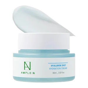 Crema Hidratante Intensa AMPLE:N Hyaluron Shot, con Ultra Nano Ácido Hialurónico