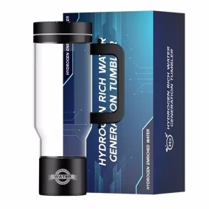 Botella de agua de hidrógeno para el hogar, gran capacidad, alta concentración, 1L, electrólisis SPE, puede separar cloro residual y ozono