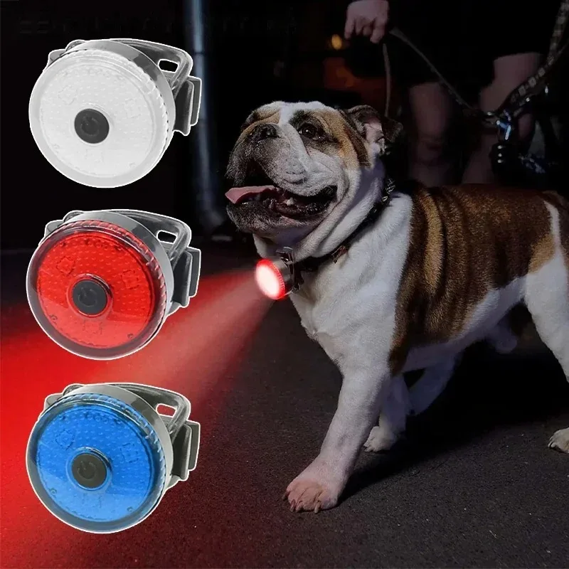 Collar de perro con luz LED, luces colgantes brillantes con carga USB, linterna de seguridad nocturna, Collar impermeable para mascotas, accesorios de cables