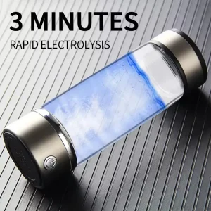 Generador de hidrógeno eléctrico portátil, filtro de taza de agua, ionizador, taza de agua rica en hidrógeno, botella de agua de hidrógeno antienvejecimiento