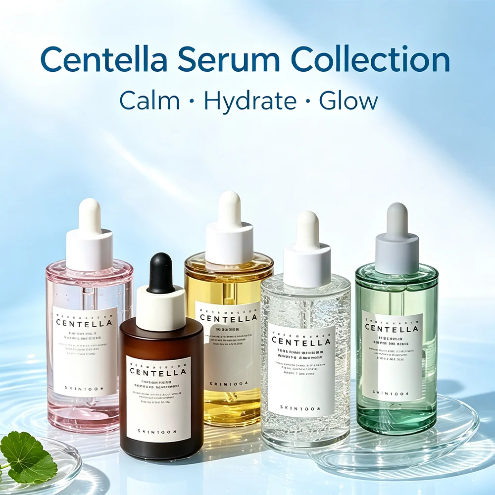 SKIN1004 - Ampolla de Centella Asiática de Madagascar, Marca Coreana, Suaviza, Hidrata, Repara la Piel Sensible, Esencia Facial, 100 ml ﻿