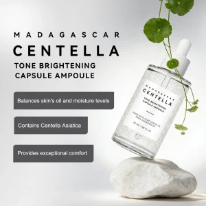Ampolla Iluminadora Perfeccionadora del Tono de Piel Madagascar 55ml - Suero de Centella y Niacinamida que Hidrata, Calma y Mejora la Luminosidad.